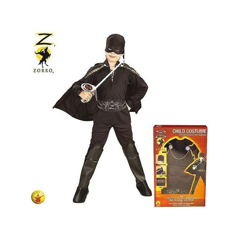 Disfraz el Zorro para niño tallas infantil