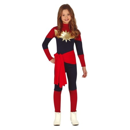Disfraz capitana superheroina espacial niña