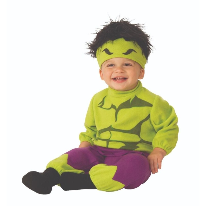 Disfraz Hulk para bebe talla 6-12 meses