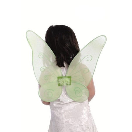 Alas campanilla mariposa verde 46 cm