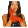 Guantes naranja cortos 20 cm 17429 8434077174296