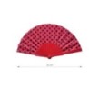 Abanico rojo lunares negros 80122 8433584801220