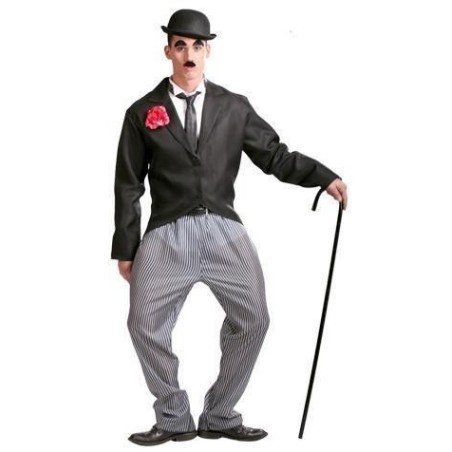 Disfraz Chaplin Charlot para hombre tallas