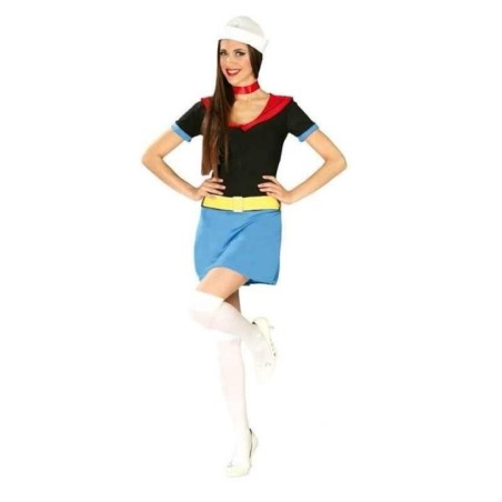 Disfraz de marinera popeye mujer para adulto barato. Tienda disfraces online-80756-8435118274692