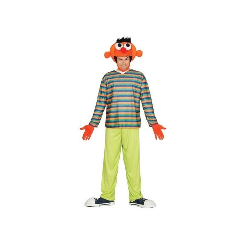 Disfraz naranja Epi Barrio Sesamo hombre tallas