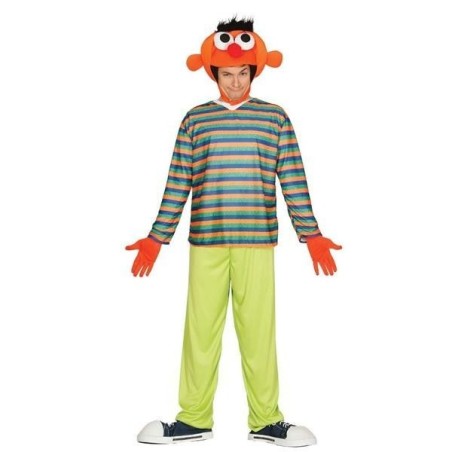Disfraz naranja Epi Barrio Sesamo hombre tallas