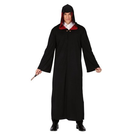 Disfraz mago tunica negra para hombre talla L 52-54 Harry Potter-88727-8434077887271