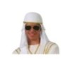 Tocado arabe tela sombrero gorro jeque