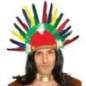 Penacho de plumas indio colores
