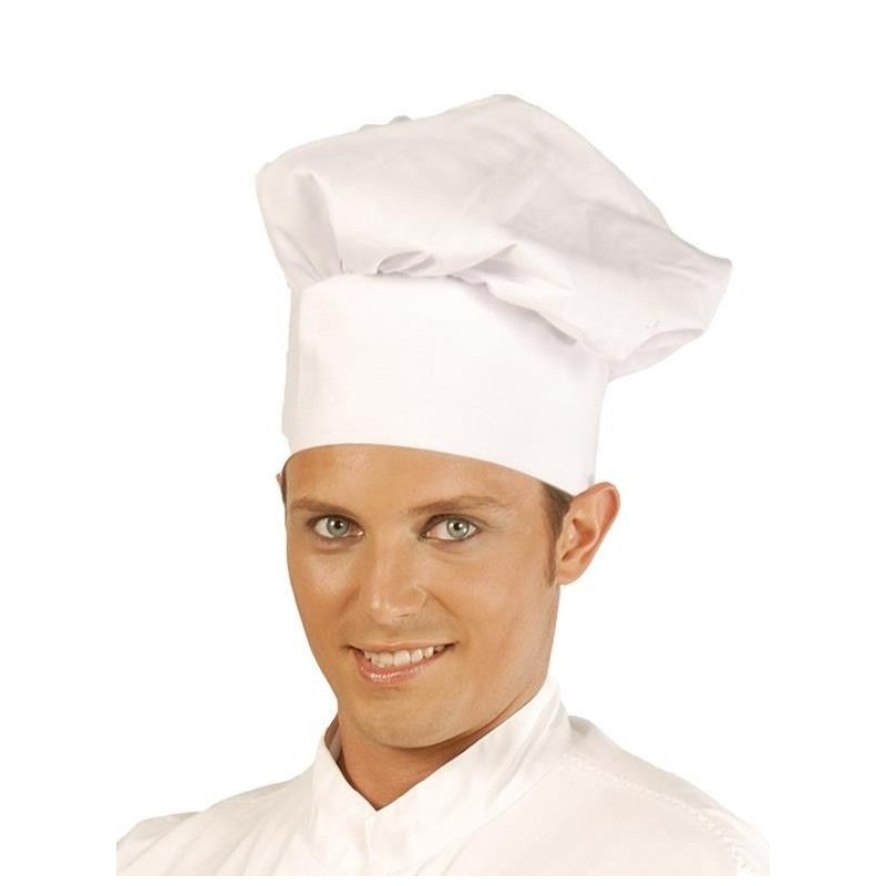 Gorro cocinero tela cheff cocina