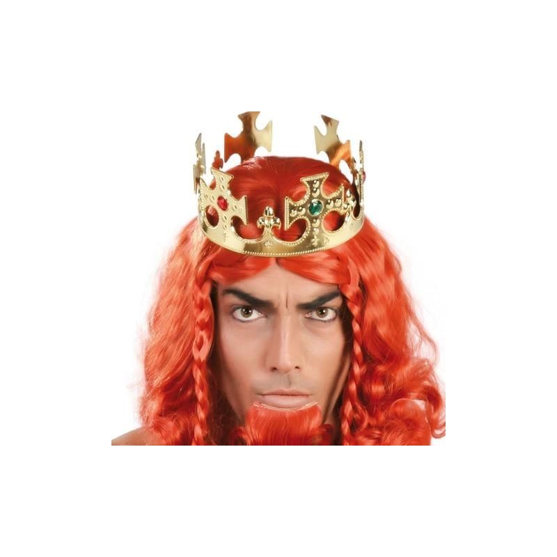 Corona rey oro mago medieval