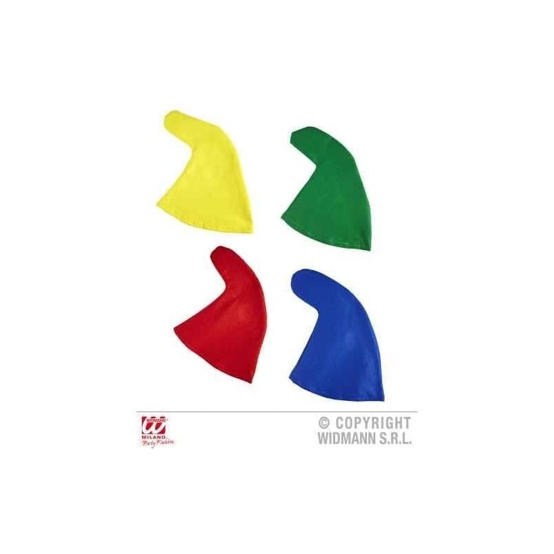 Sombrero enanito gnomo surtido 4 colores