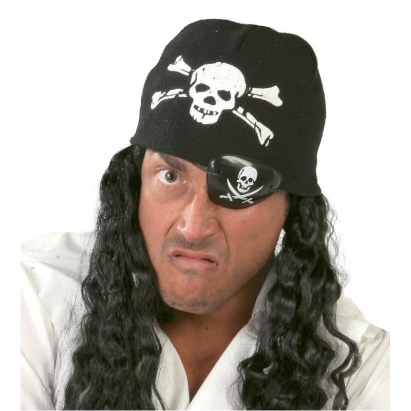 Gorro pirata pañuelo negro