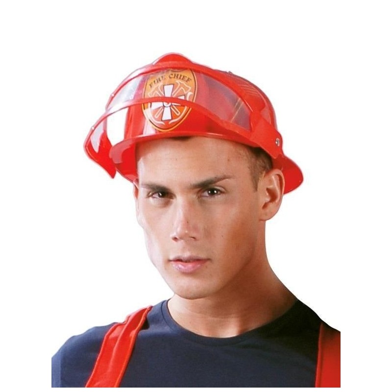 Casco bombero americano con pantalla