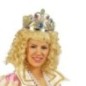Corona reina plata con pedreria tiara princesas