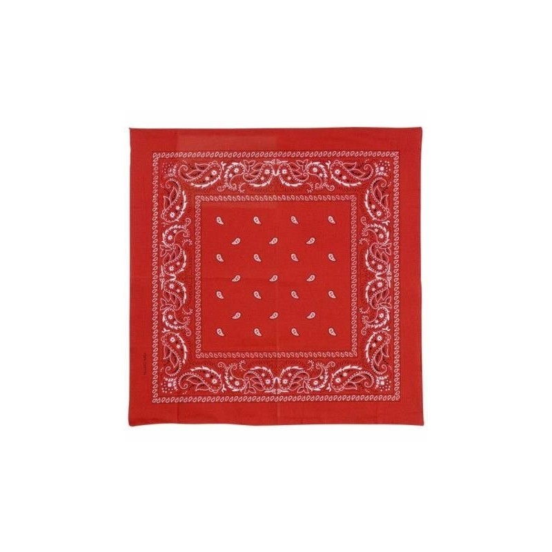 Pañuelo vaquero rojo bandana oeste