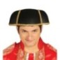 Montera torero adulto ribetes dorados sombrero