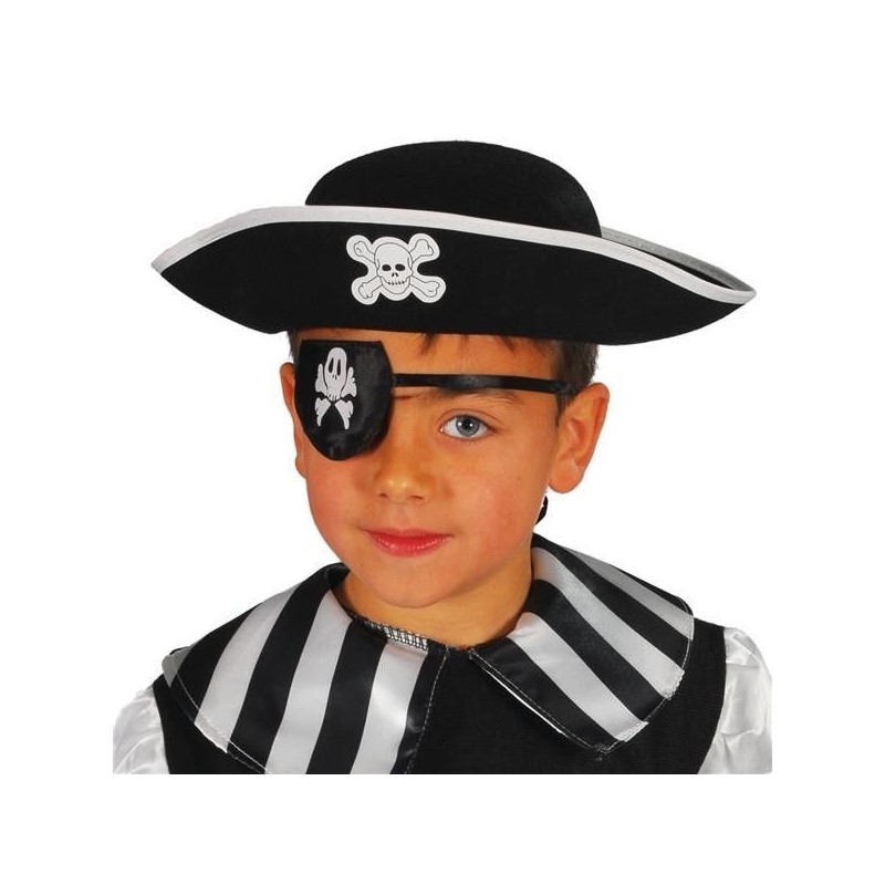 Sombrero pirata infantil fieltro