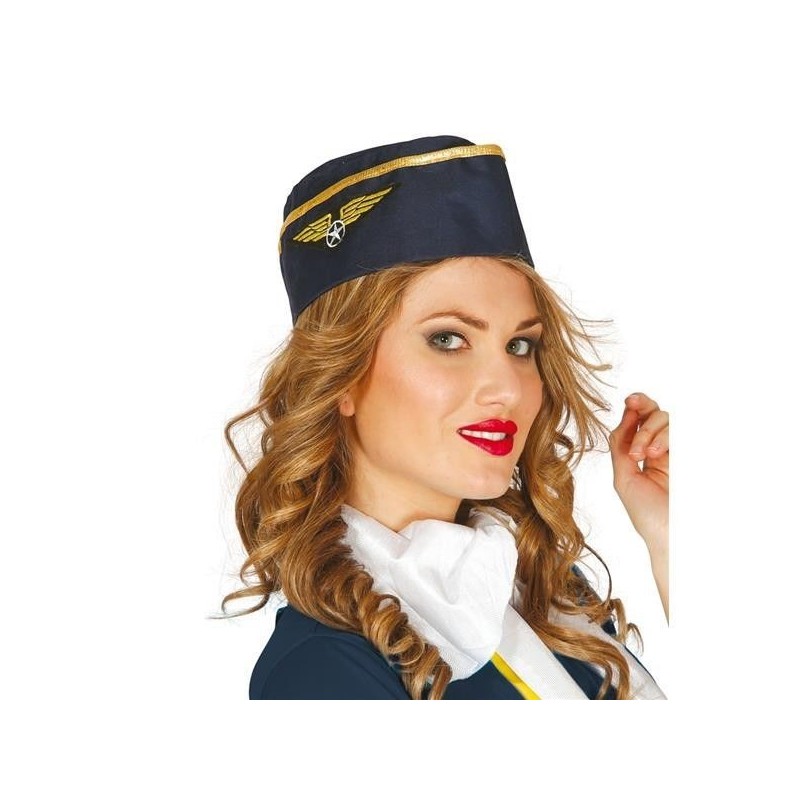 Gorro azafata de vuelo avion