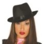 Sombrero gangster negro alta calidad