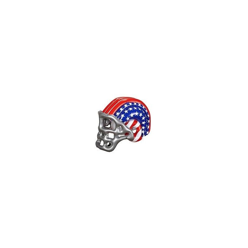 Casco de futbol americano usa hinchable rugby