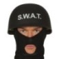 Casco Swat negro para adulto swat