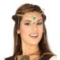 Diadema medieval metalica dorada elfa