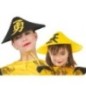 Sombrero chino amarillo o negro oriental