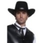 Sombrero vaquero negro del oeste