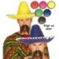 Sombrero mejicano paja 45 cm elige color