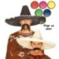 Sombrero mejicano paja 60 cm elige color