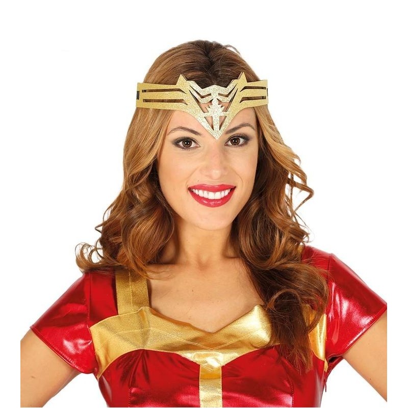 Cinta cabeza super heroína wonder