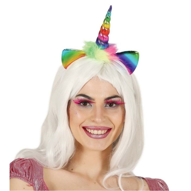 Diadema unicornio multicolor infantil para niña