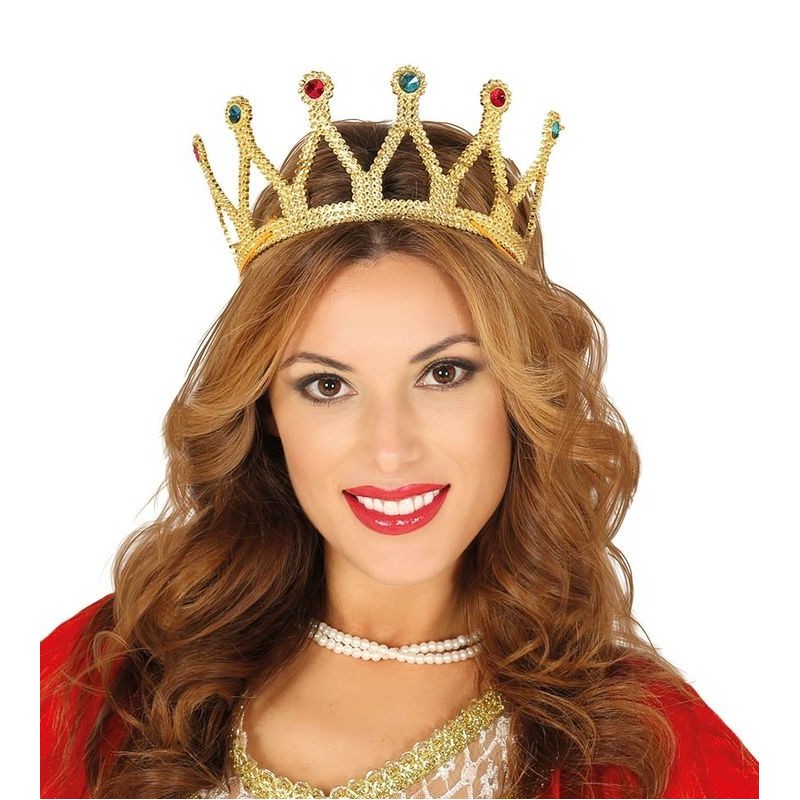 Diadema tiara corona oro princesa o reina
