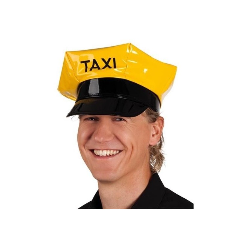 Gorra taxista amarilla