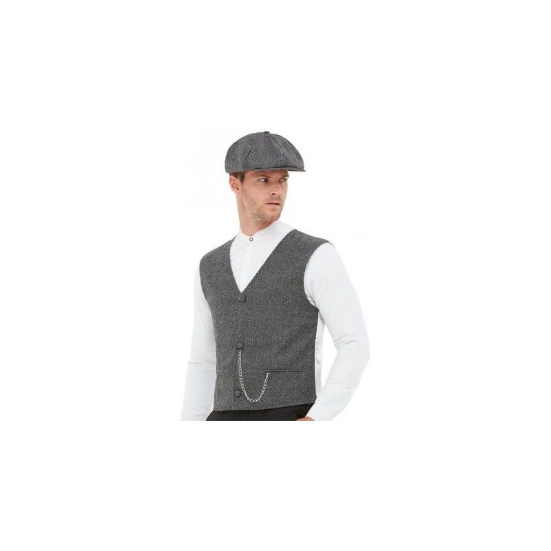 Gorra y Chaleco ganster años 20 Peaky Blinders