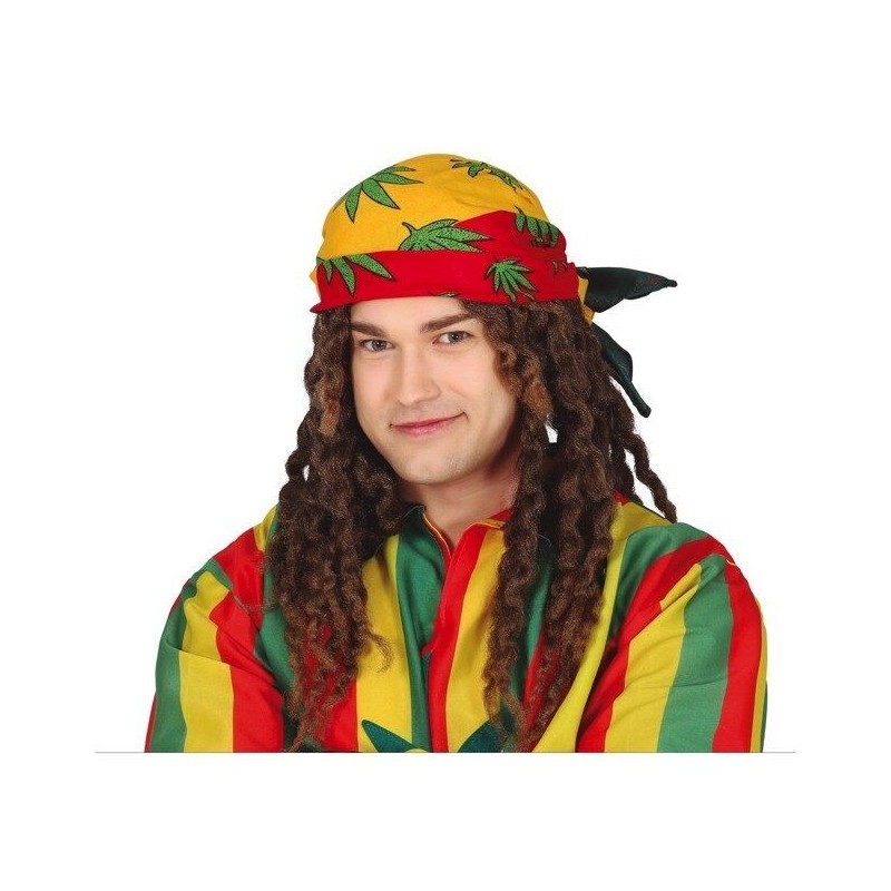 Pañuelo rasta complemento disfraz jamaicano