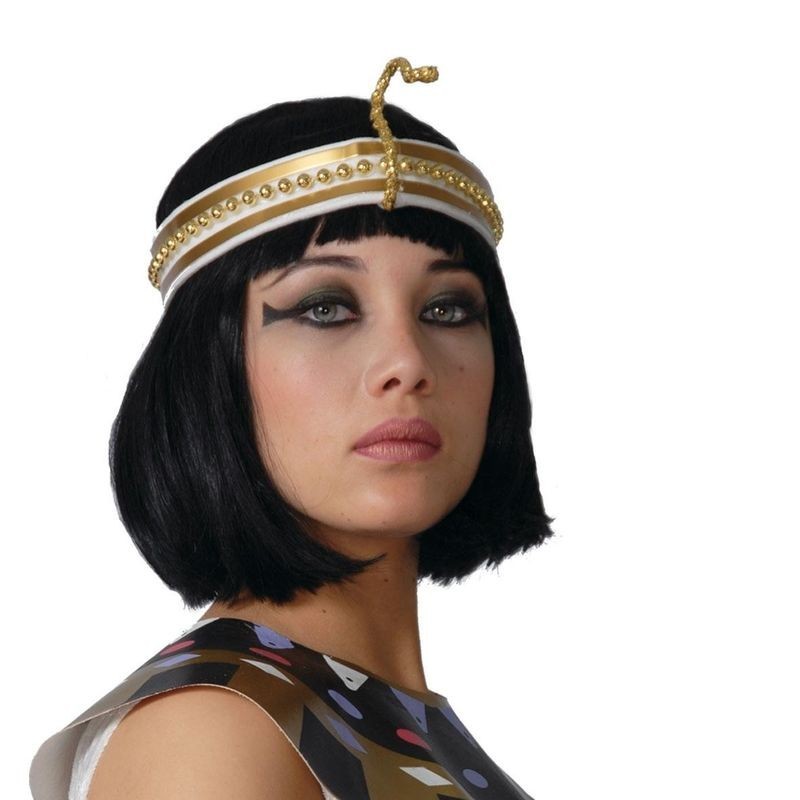 Diadema cleopatra con perlas egipcia