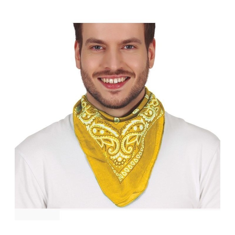 Pañuelo vaquero amarillo