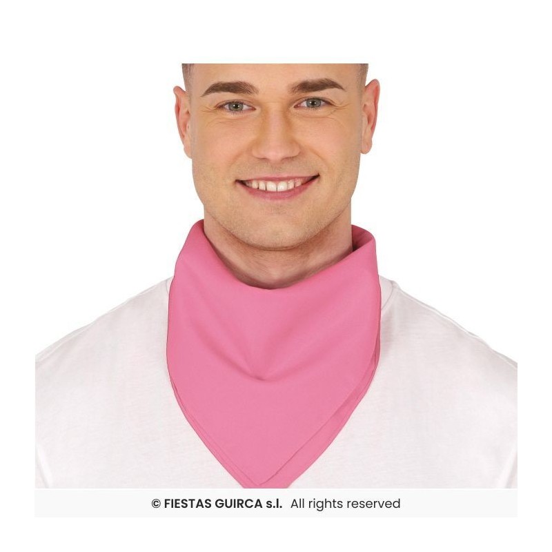 Pañuelo rosa adulto