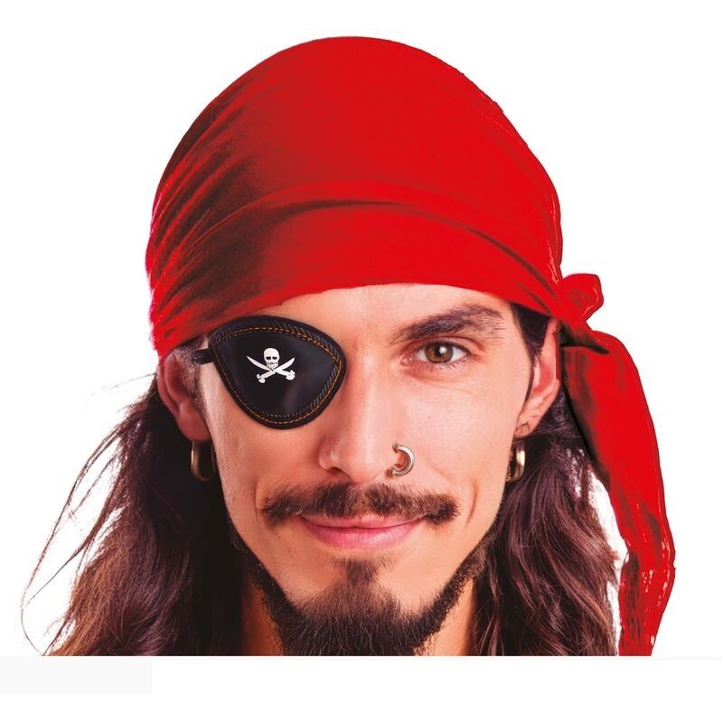 Pañuelo pirata rojo