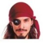 Pañuelo pirata rojo burdeos