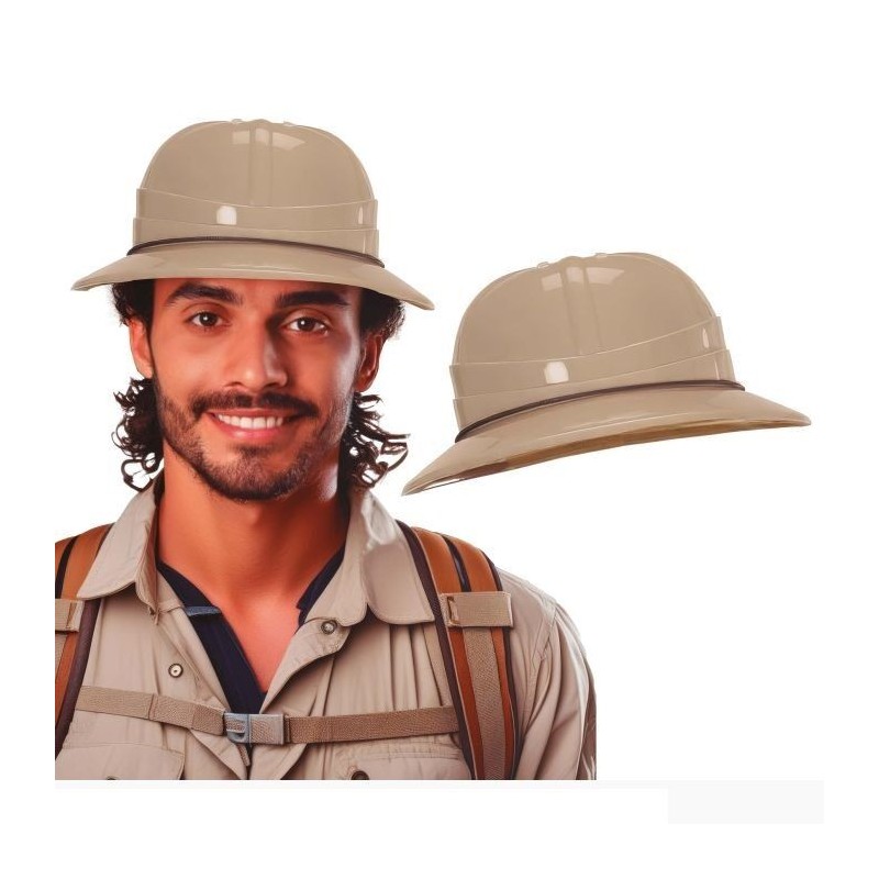 Sombrero vaquero blanco simil piel adulto