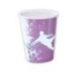 Vasos morados y blancos s 8 uds colores real madrid cumpleaños