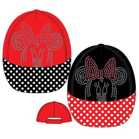 gorra de sol minnie mouse pedreria para nina ER4075 NEGRA 3609081746257