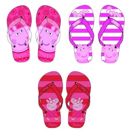 Chanclas peppa pig sandalias fucsia-Tus Disfraces
