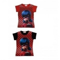 Zamiseta ladybug manga corta tallas infantil-Tus Disfraces