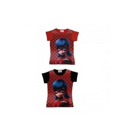 Zamiseta ladybug manga corta tallas infantil-Tus Disfraces