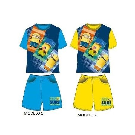 Pijama minnions beach surf-Tus Disfraces