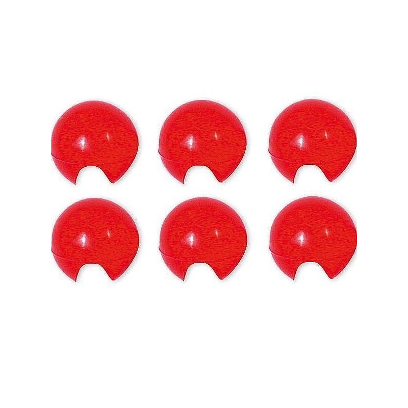 Nariz payaso plastico 25 uds